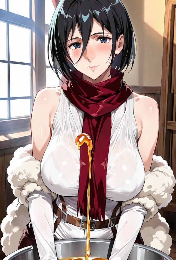 进击的巨人エロエプロン